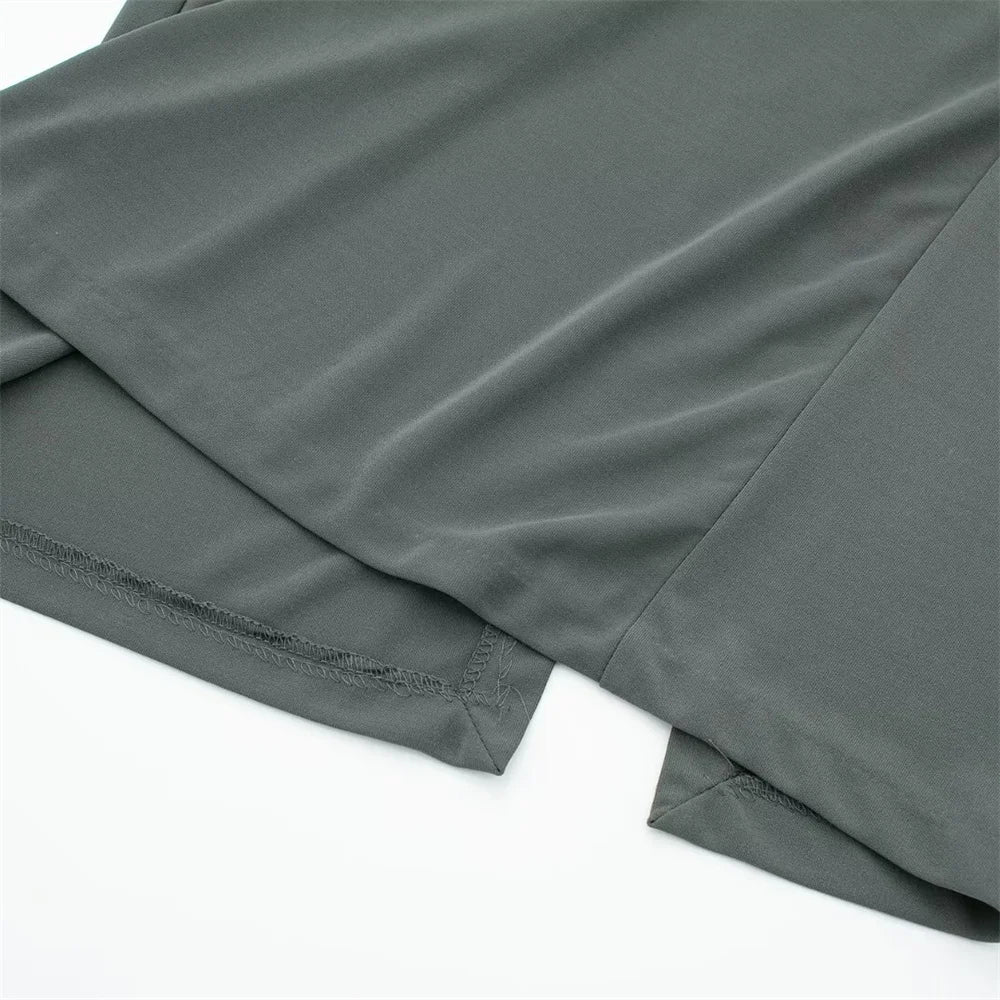 שמלת מקסי אלגנטית צמודה בעיצוב כיווצים - לוזיאנה