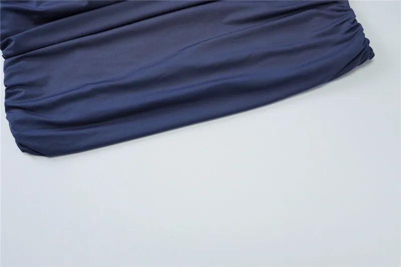 שמלת מיני בייסיק צמודה בעיצוב כיווצים - LIV