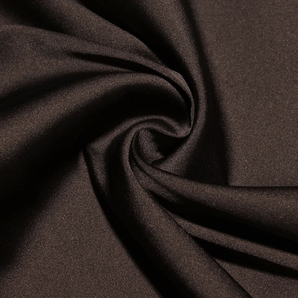 שמלת סטרפלס מיני סאטן  - לאבי