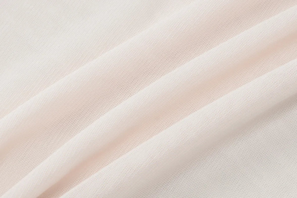 סט שני חלקים בעיצוב רשת מכנסי פדלפון וטופ -  Alison