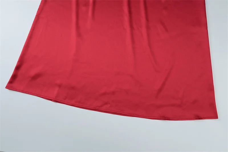 שמלת מקסי סטרפלס בעיצוב קיפולים - נסיה