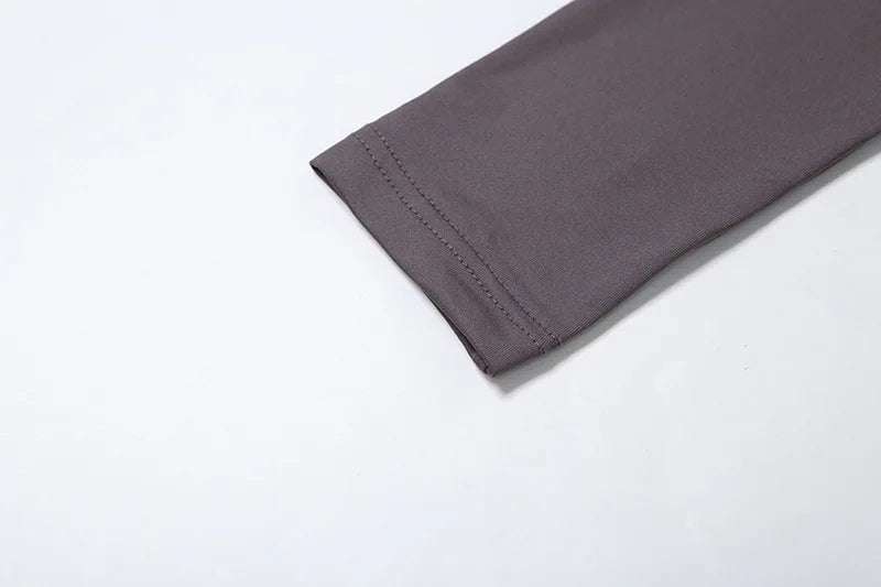 שמלת מקסי כיווצים צווארון חצי גולף - קרלה