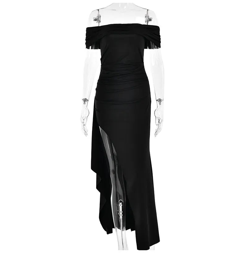 שמלת מקסי כתפיים חשופות - ג'ודי