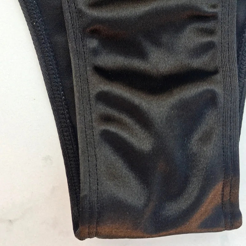 בגד ים סטרפלס גזרה גבוהה - ARIEL