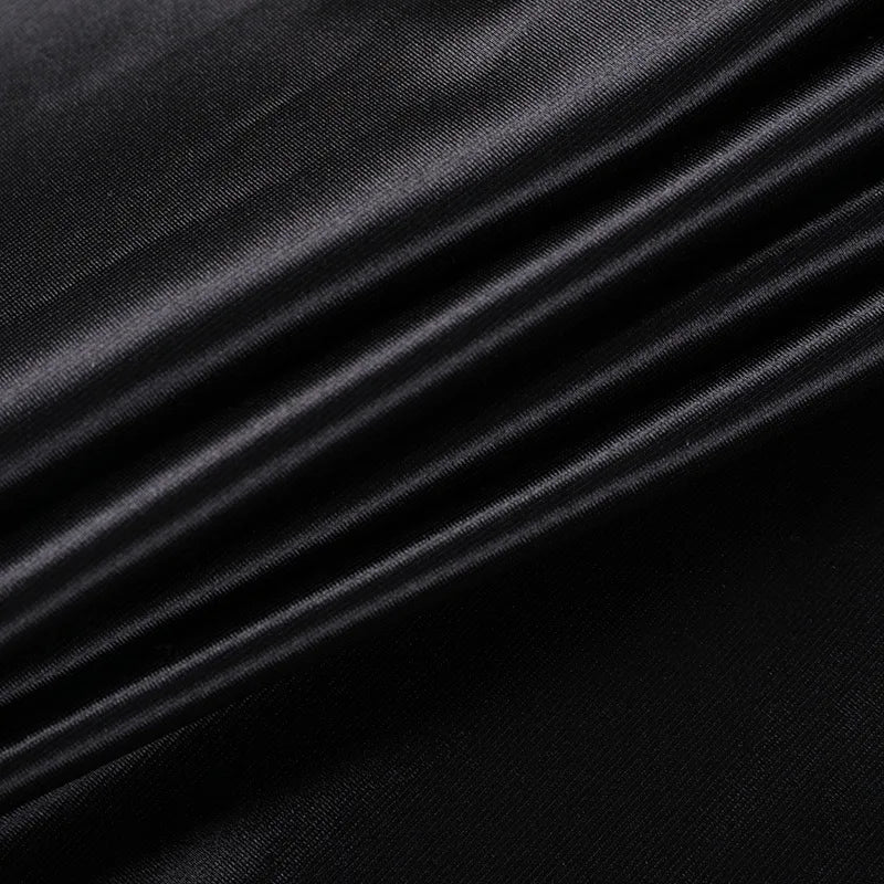 שמלת מקסי סאטן בעיטור תחרה - Cassidy