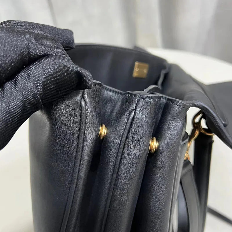 Luxury handmade leather bag - cowhide leather