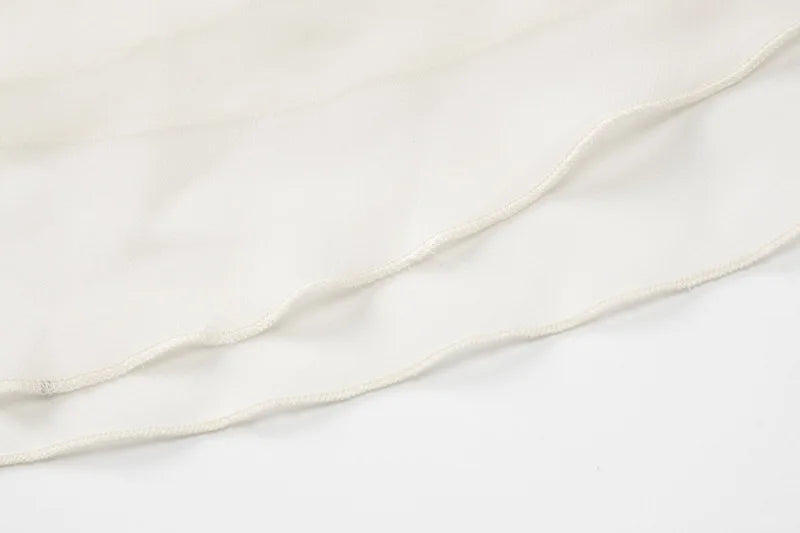 שמלת מיני אסימטרית חצאית שיפון - אורין