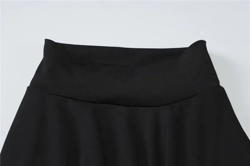 שמלת מקסי כיווצים צווארון גולף בעיצוב שסע עמוק - סאשה