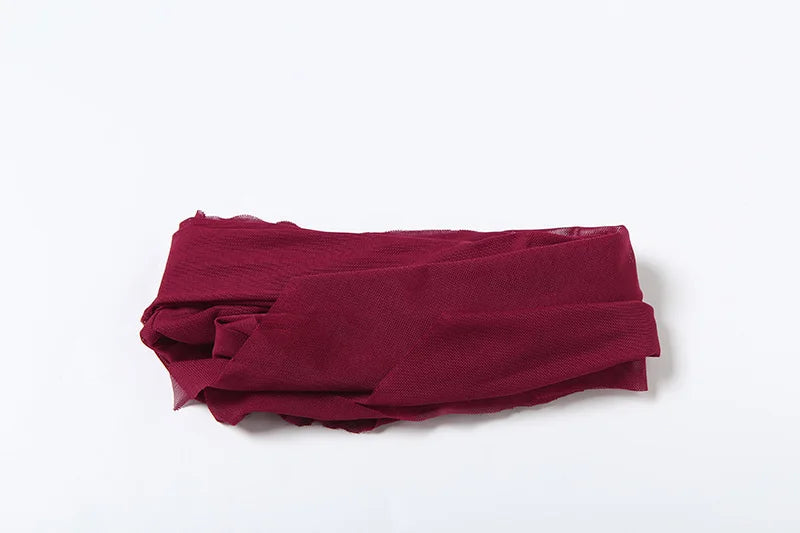 שמלת מקסי בעיצוב שסע בעיטור צעיף תואם - טלאור