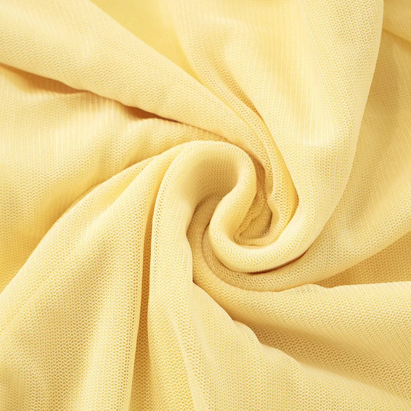 שמלת מקסי כיווצים בעיצוב תחרה - אמריז'ה