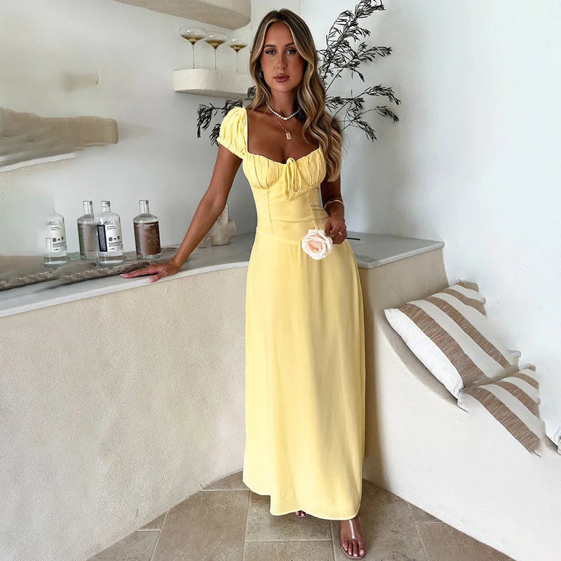 שמלת מקסי בעיצוב כפרי - היילה