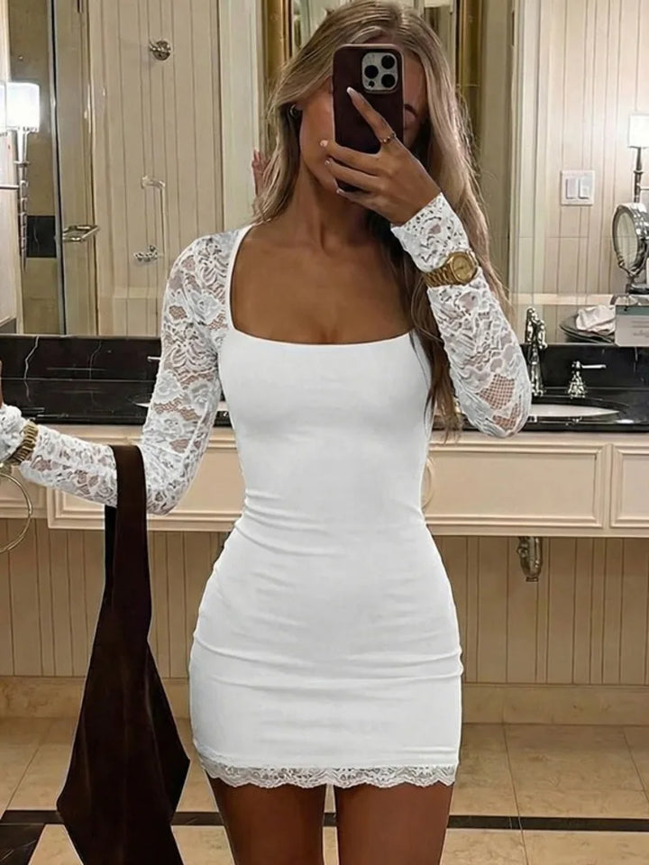 Lace mini dress - Ronli