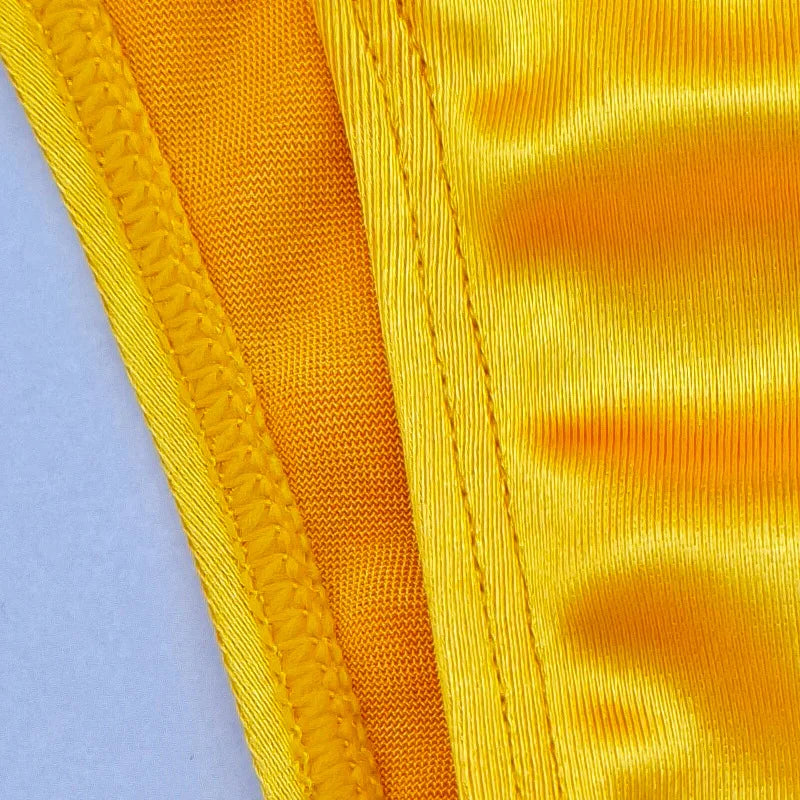 בגד ים סטרפלס גזרה גבוהה - ARIEL