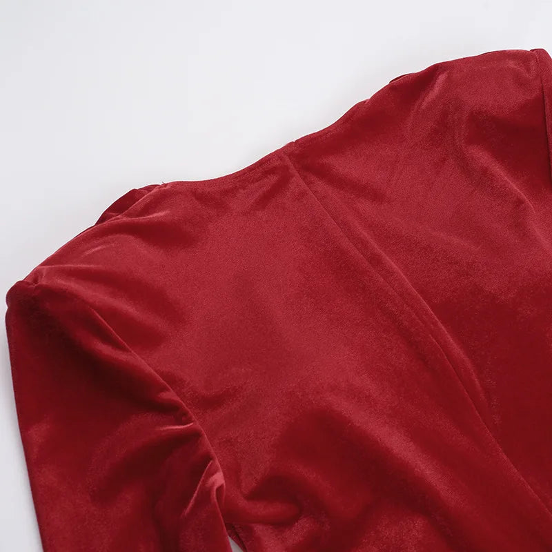 שמלת מיני קטיפה - לוליתה