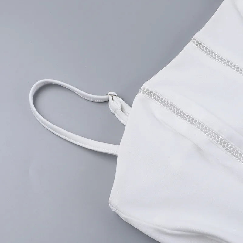 שמלת מקסי בעיצוב כפרי בגזרת A כתפיות ספגטי - Joelle