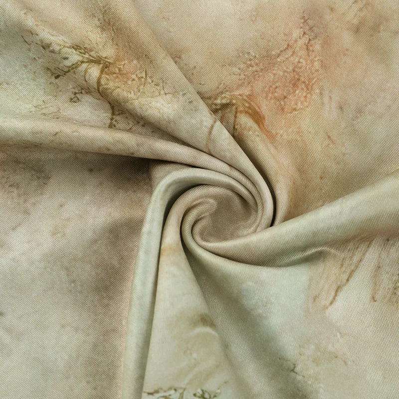 שמלת מיני קשירה בצוואר גב פתוח בעיצוב הדפס מיוחד - וונדה