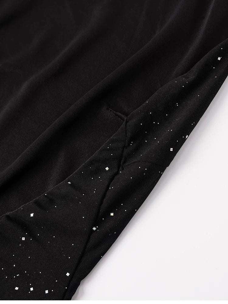 שמלת נצנצים מקסי קולר גב פתוח - אלישיה