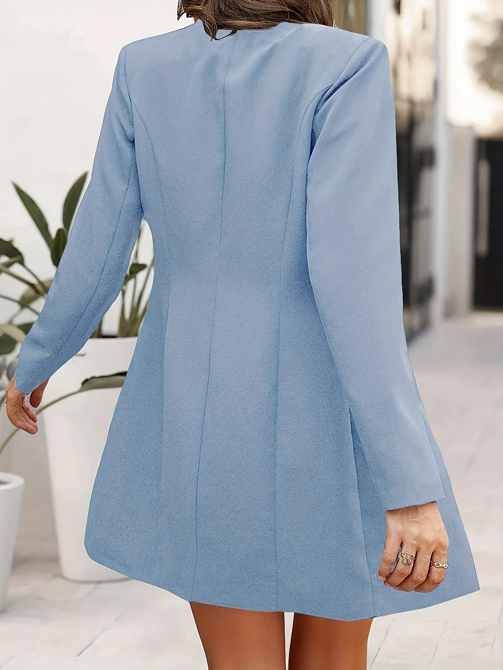 שמלת / מעיל בלייזר בעיטור כפתורים - פרנססקה