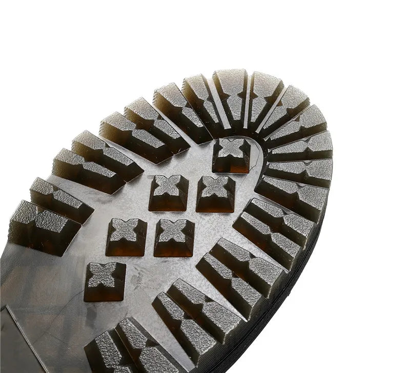 מגפי עור שרוכי סאטן - Winnie