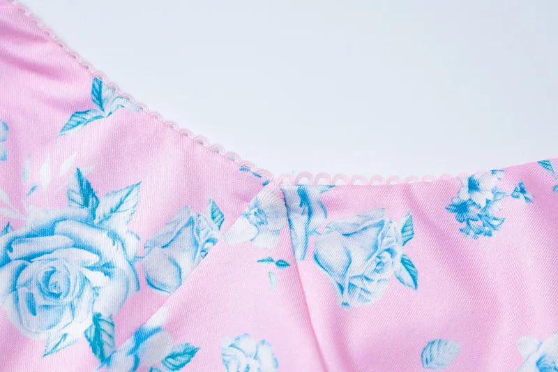 שמלת מקסי צמודה פרחונית - גלינה