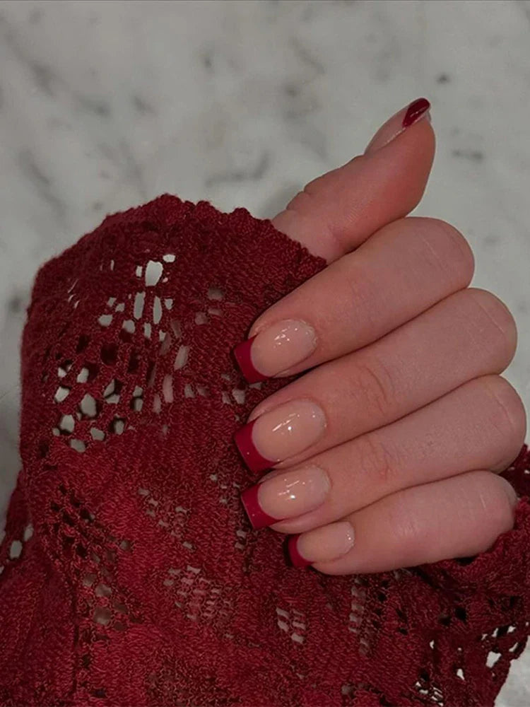 שמלת מקסי תחרה צווארון גבוהה בעיטור סגירת כפתור שרוולי פעמון - Amora