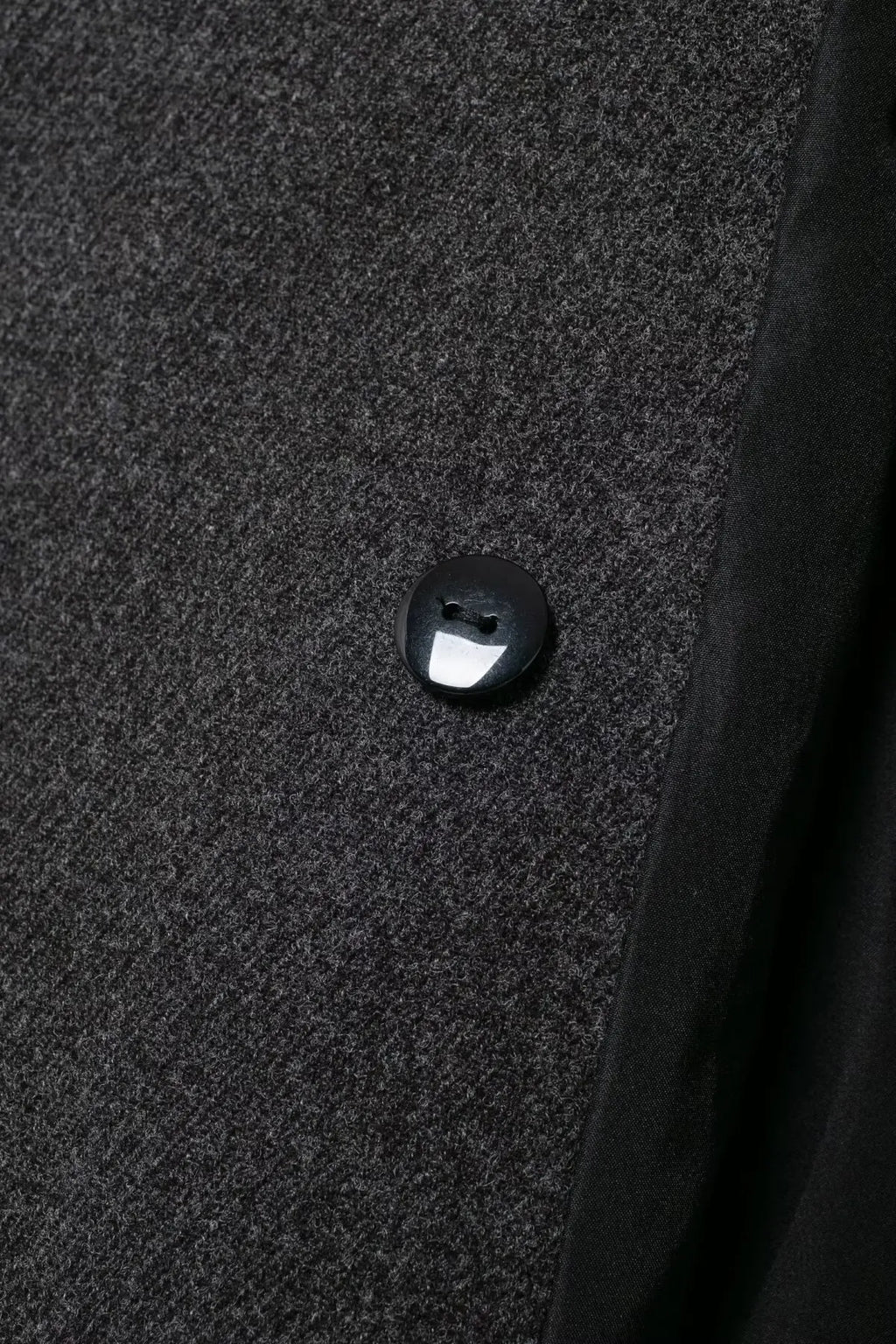 מעיל צמר קצר סגירת כפתורים - וולה