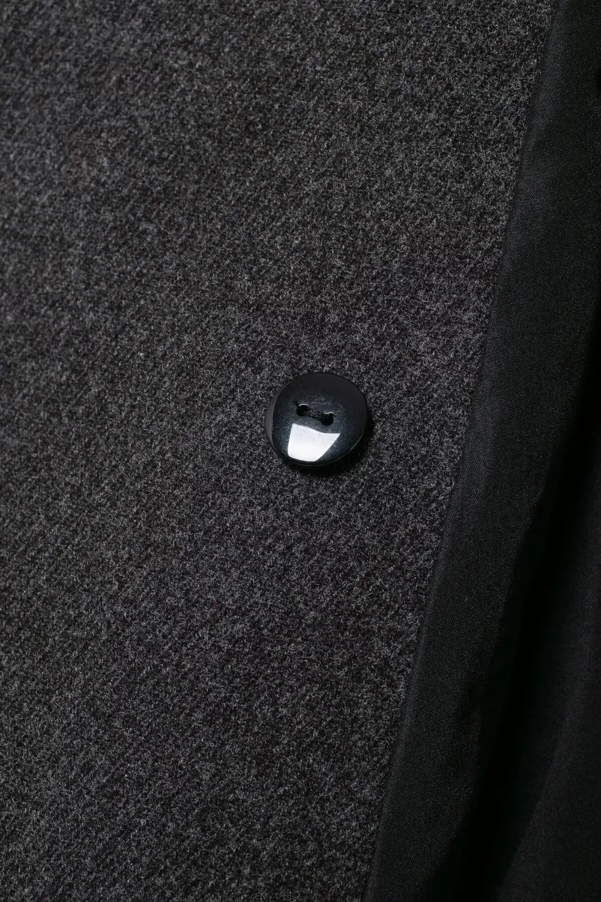 מעיל צמר קצר סגירת כפתורים - וולה