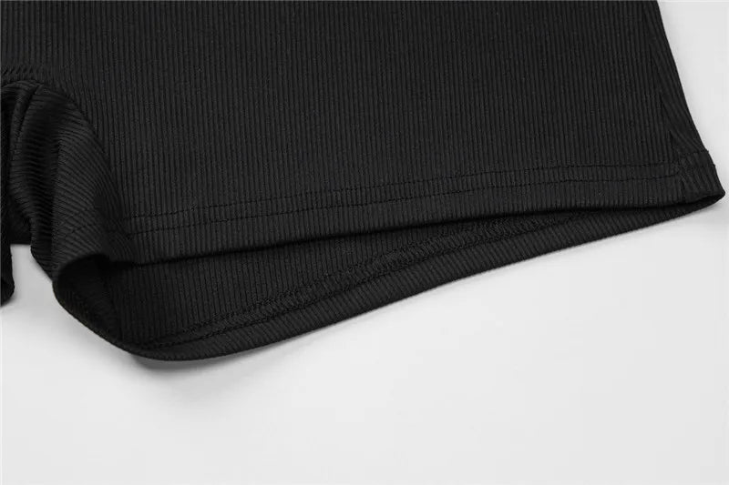 חליפת חלק אחד סרוגה כתפיים חשופות - מיי