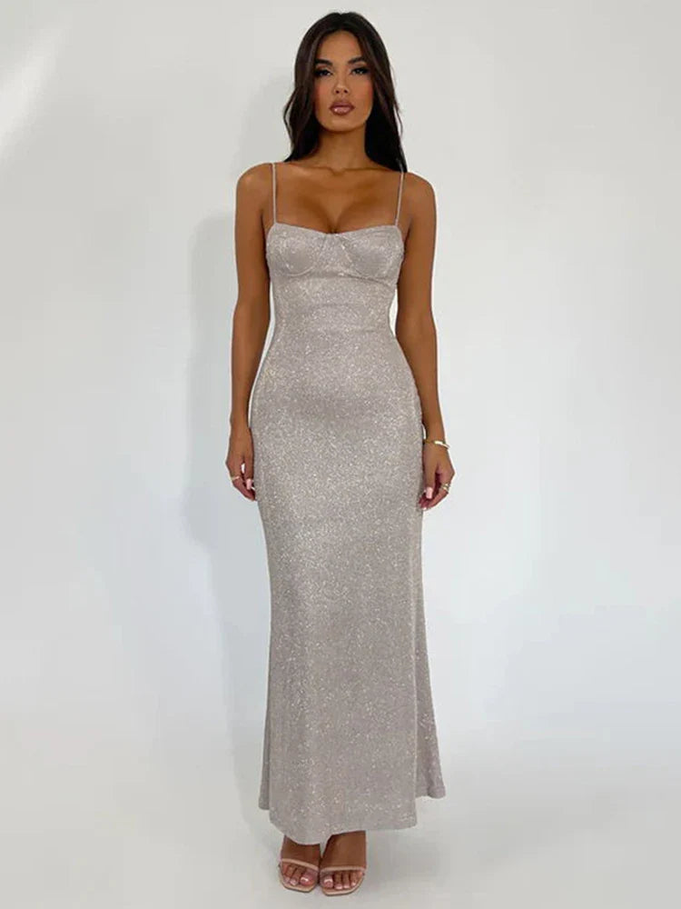 שמלת מקסי נצנצים - טיני