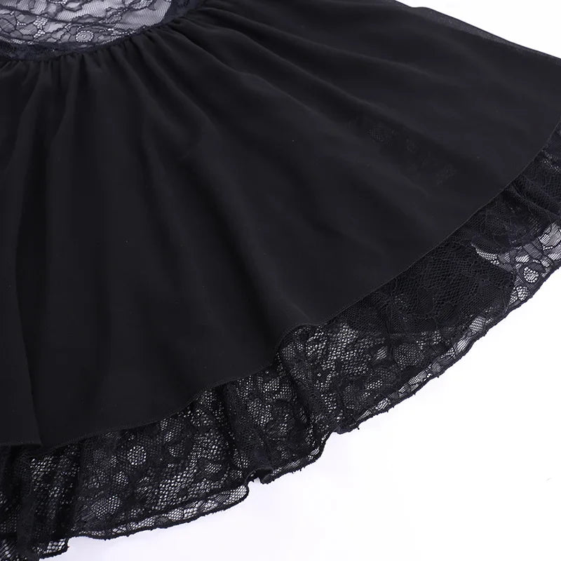 שמלת מיני תחרה מלמלה - סניה