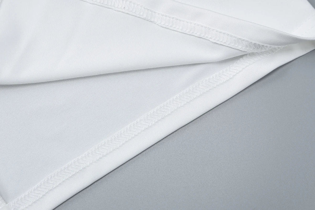 שמלת מקסי כיווצים צווארון גולף בעיטור שסע - Brianna