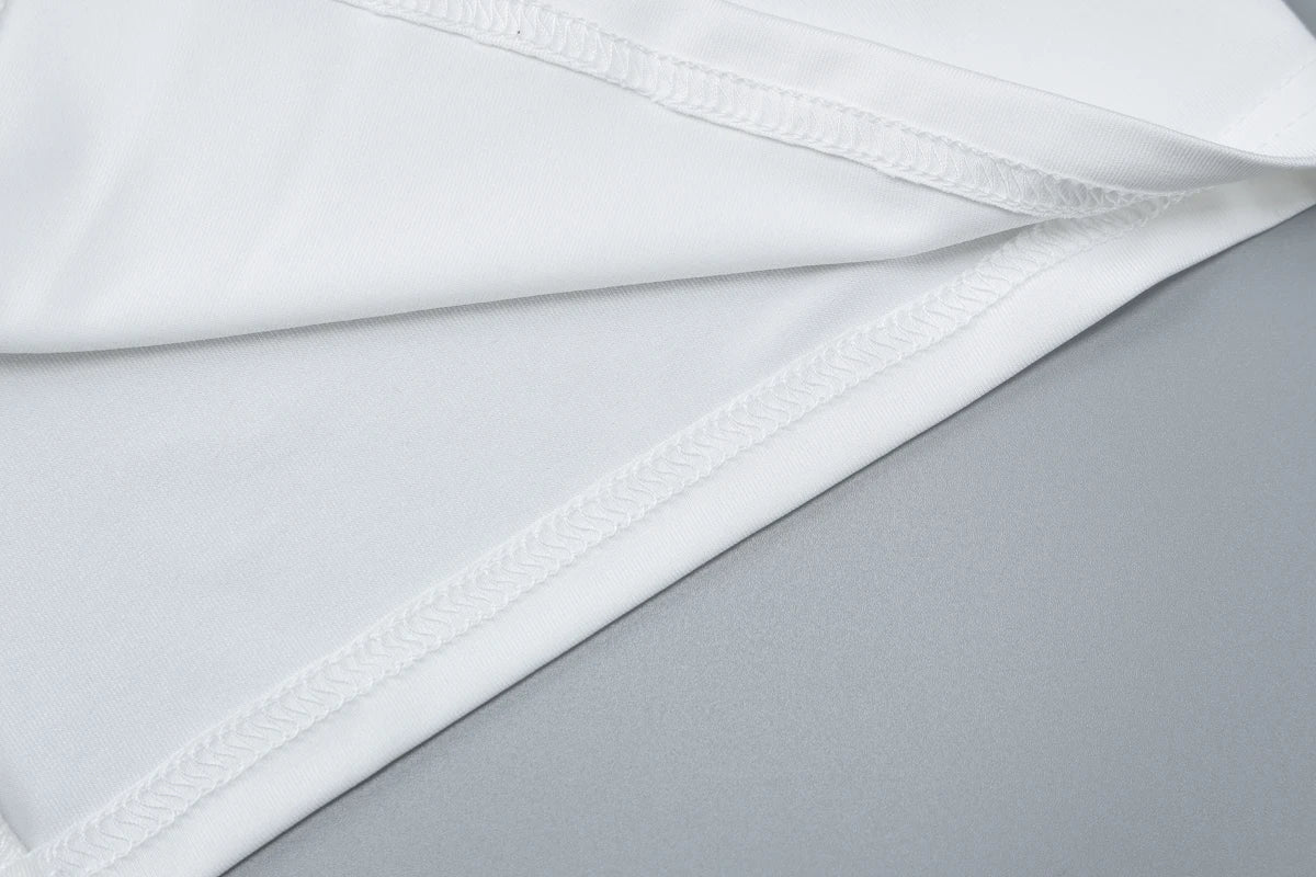 שמלת מקסי כיווצים צווארון גולף בעיטור שסע - Brianna