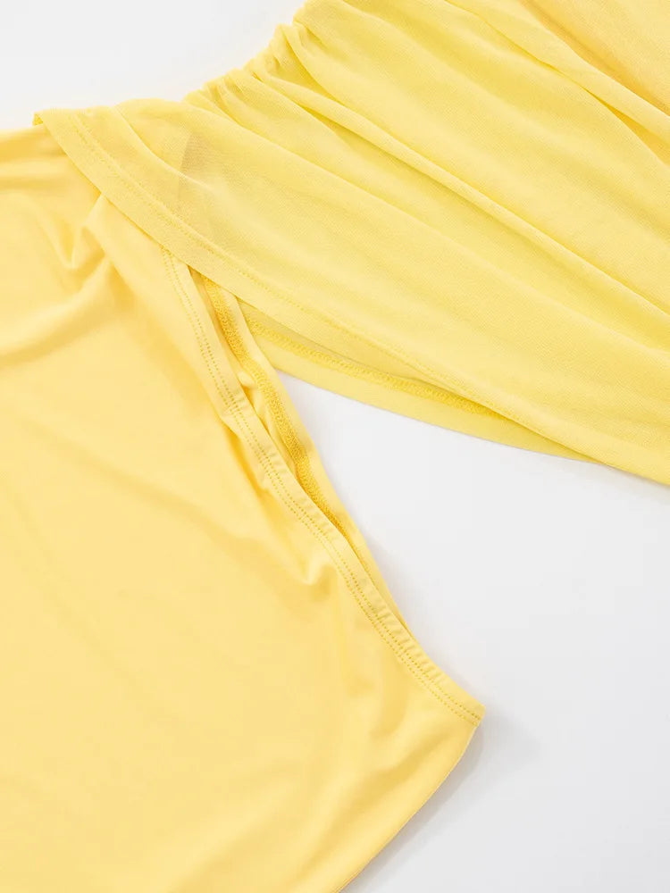 שמלת מקסי בעיצוב רשת - סאני