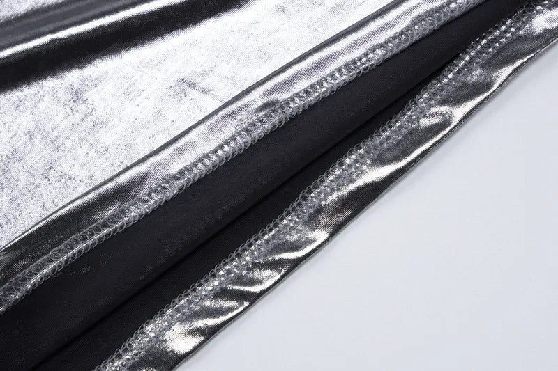 שמלת מיני דמוי עור - סאשה