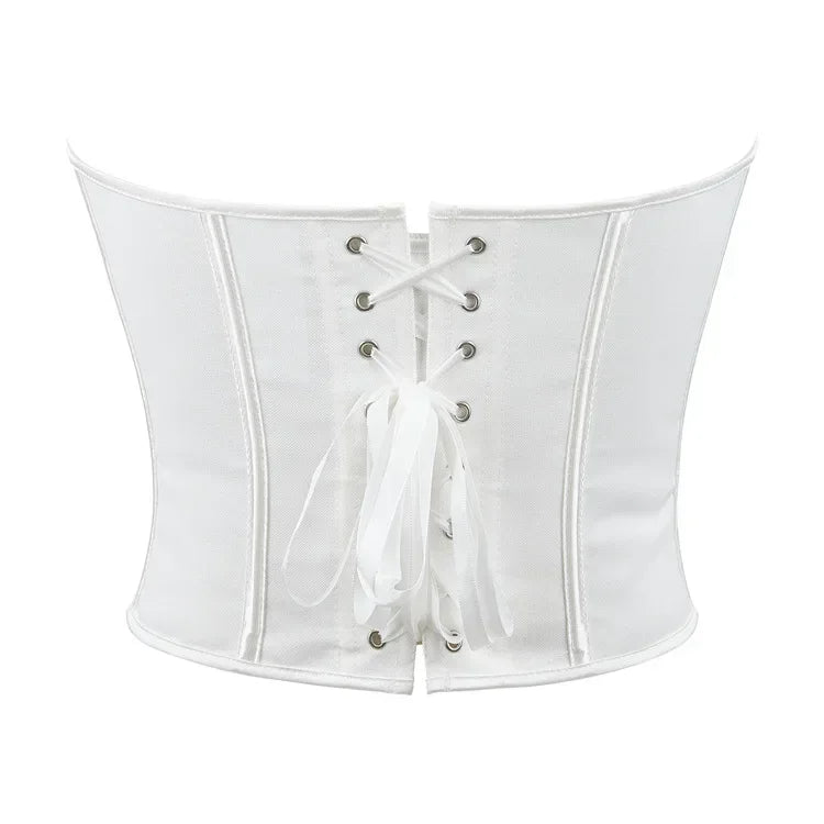 מחוך סטרפלס סגירת סיכות קשירה בגב להצרה במותן - Jayla