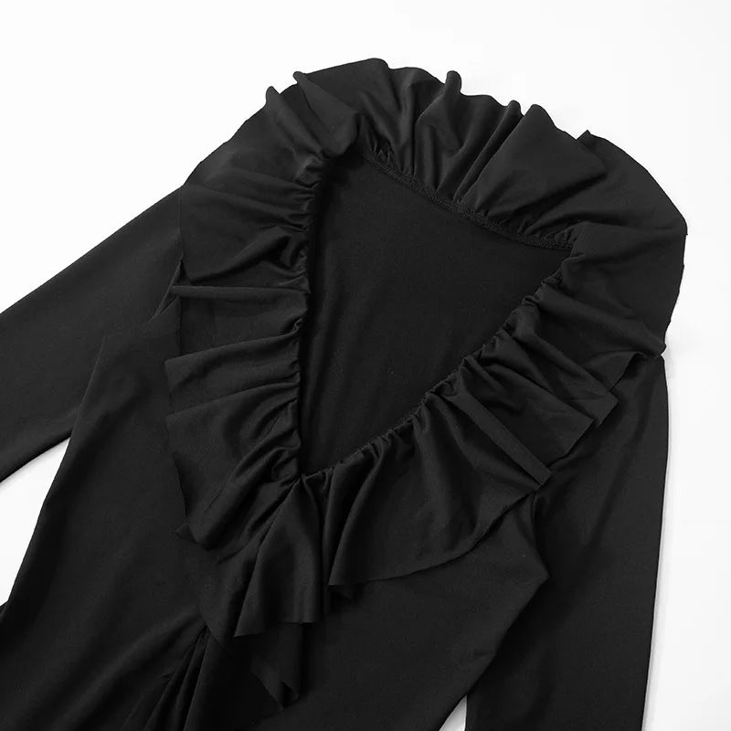 שמלת מיני בעיטור מלמלה - ALINA