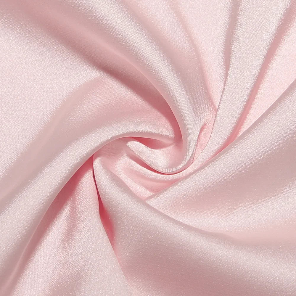 שמלת סטרפלס מיני סאטן  - לאבי