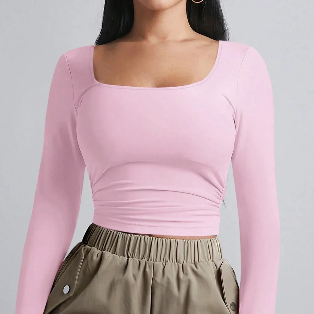 חולצת בייסיק בד מחטב - נלי