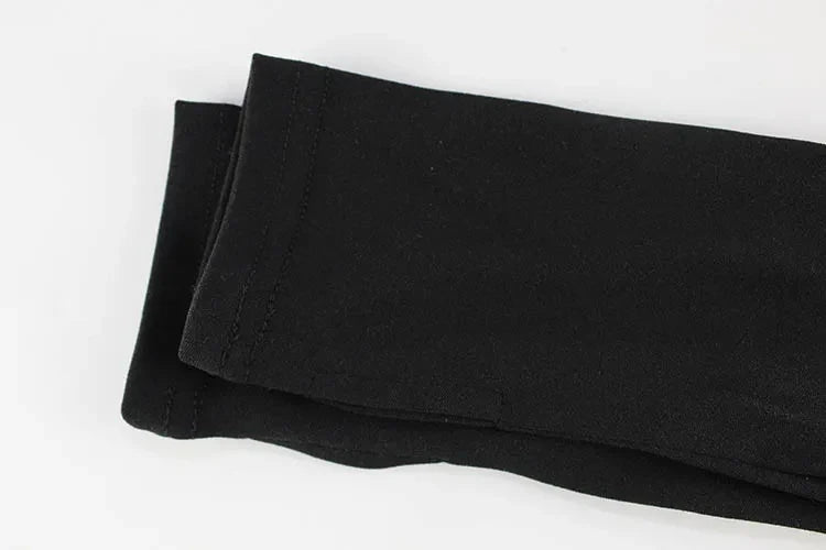 סט שני חלקים בעיצוב פתחים טופ קולר ומכנס פדלפון - סטייס