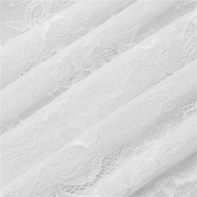 שמלת מקסי חוף תחרה שקופה - Sasha