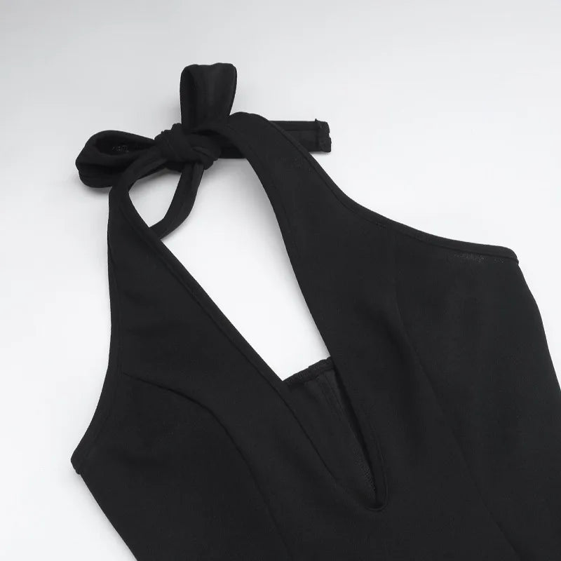 שמלת מקסי מלמלה גב פתוח - Rosalina