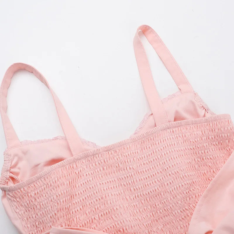 שמלת מיני בגזרת A בעיצוב מחוך בעיטור קשירת פפיון בגב - Kaiya