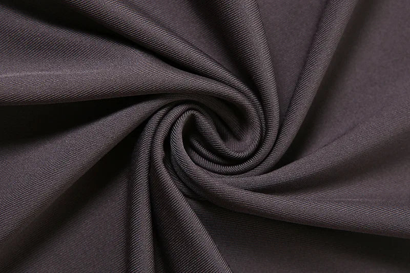 שמלת מקסי כיווצים צווארון חצי גולף - קרלה