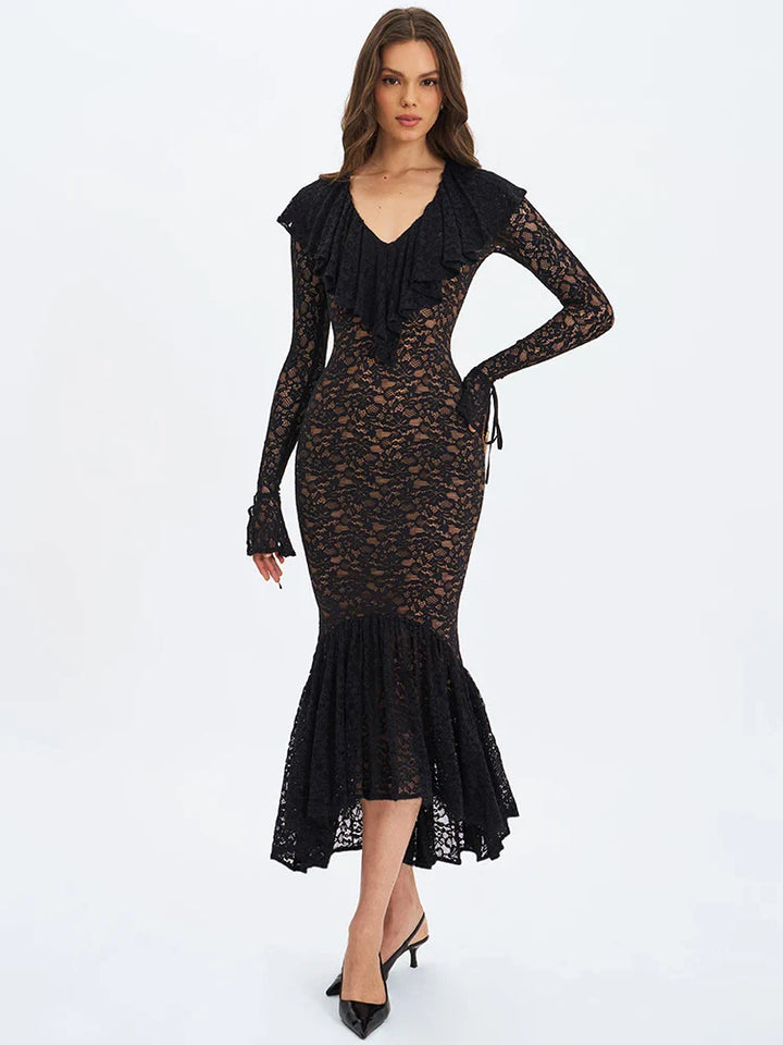 Lace maxi dress - NONA