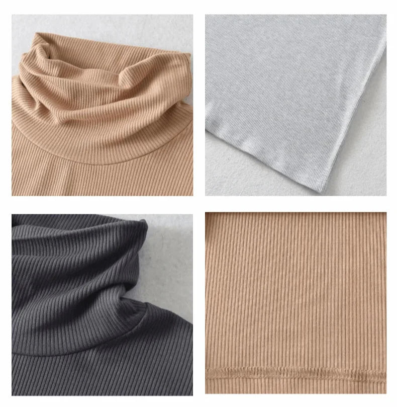 שמלת מידי סרוגה צמודה צווארון גולף - Kira