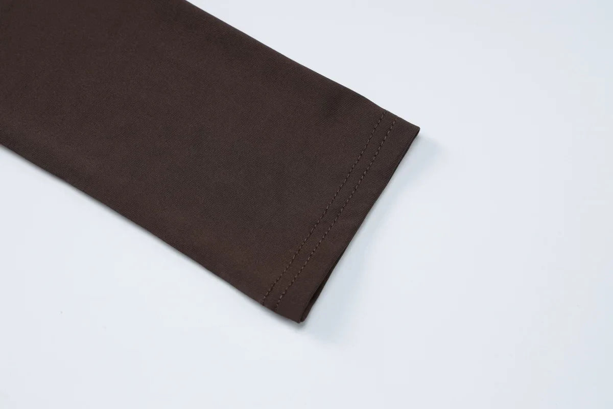 שמלת מקסי בעיצוב כיווצים ושסע עמוק - דיאן