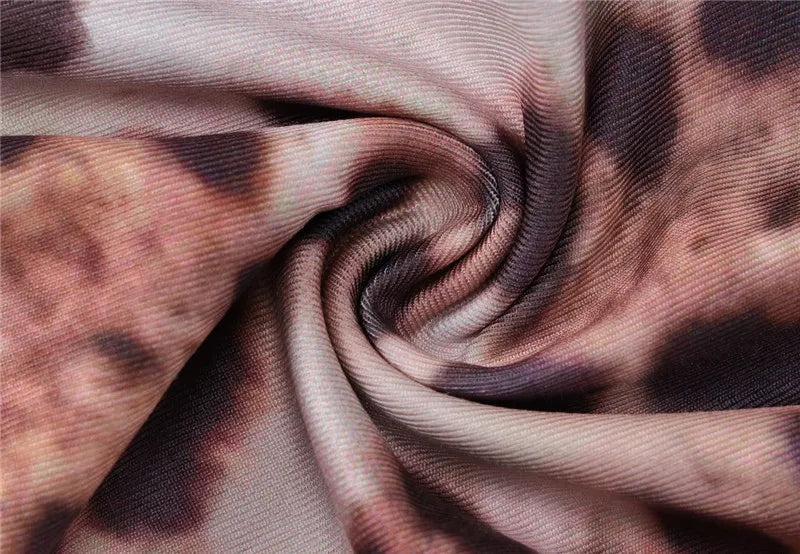 שמלת מיני מנומרת מלמלה - סיסי