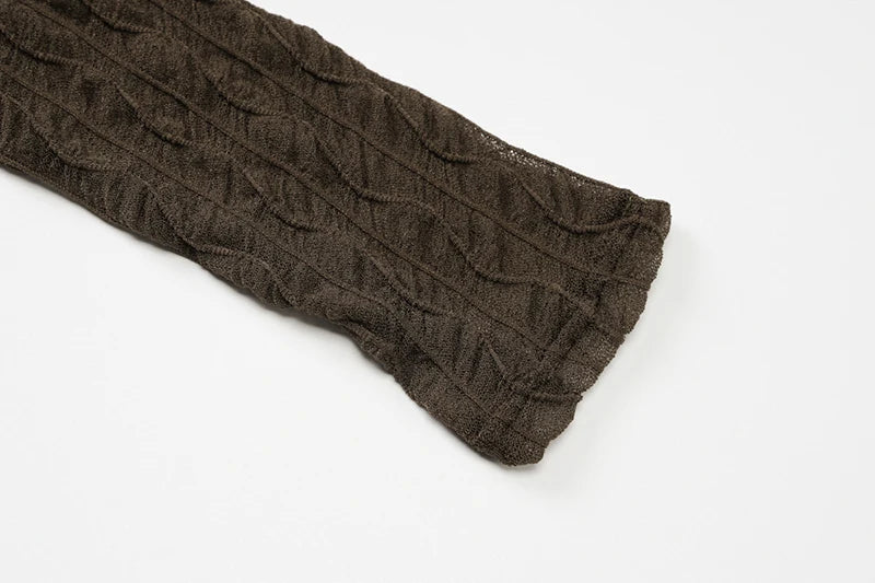 שמלת מקסי כתפיים חשופות בד בעיטור איורים - איידה