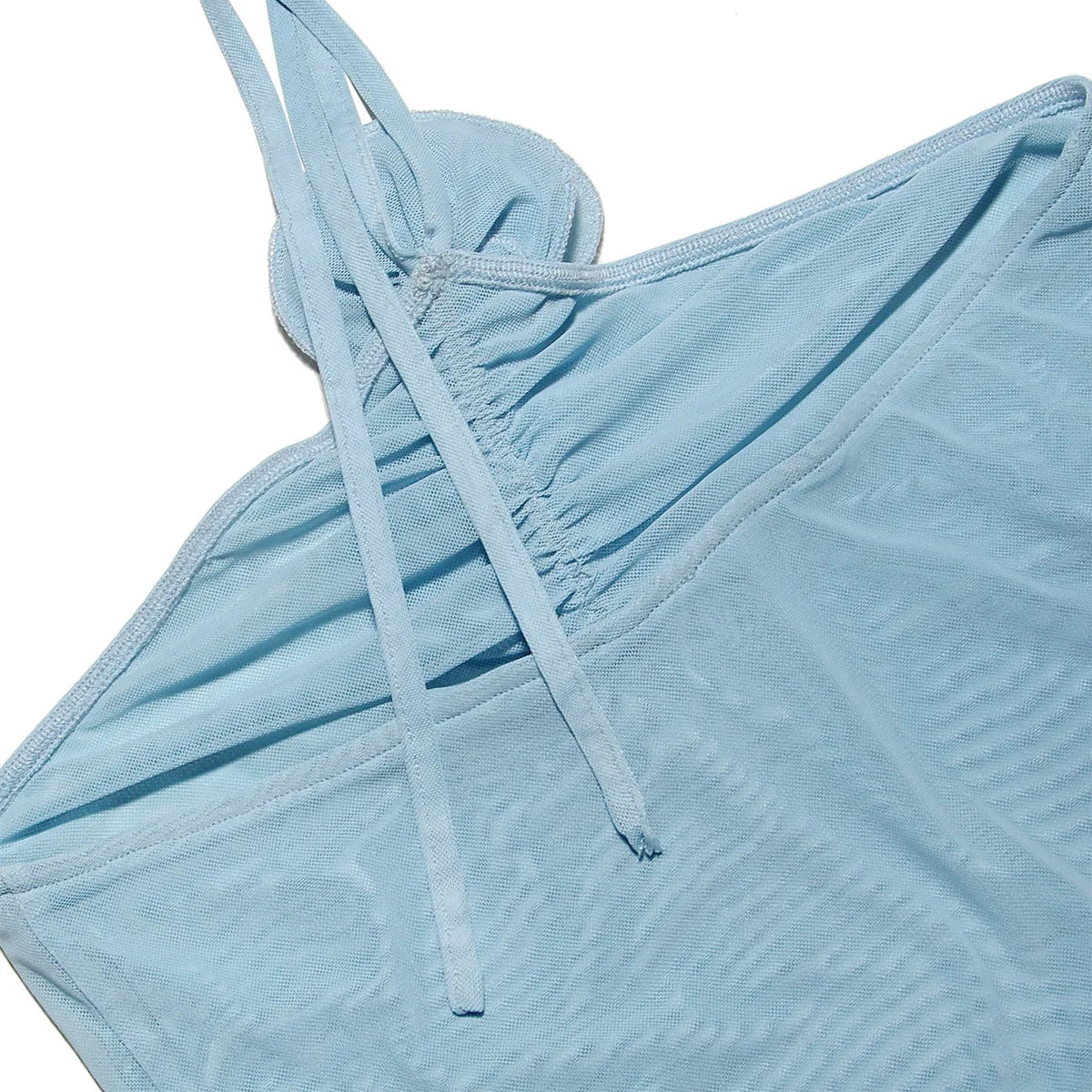 שמלת מקסי שיפון רשת קולר בעיטור פרחים - פלורנסייה