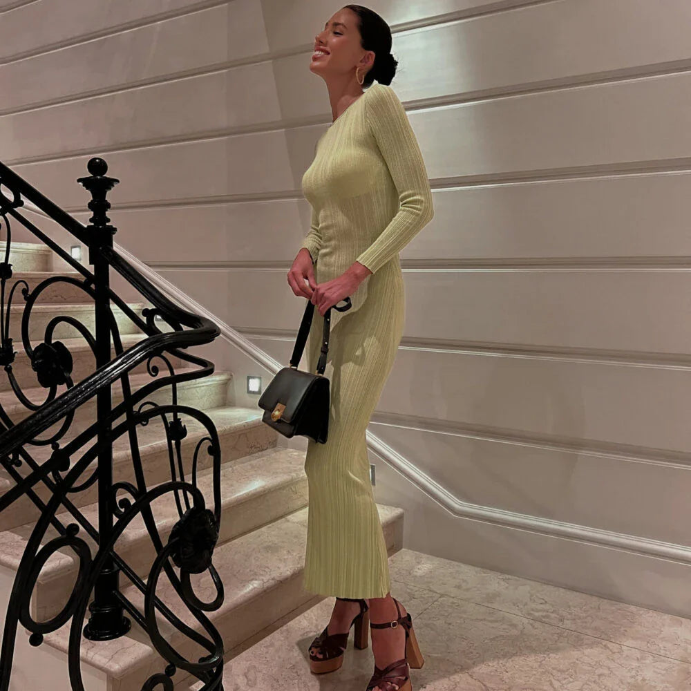 שמלת מקסי סרוגה - Felicity